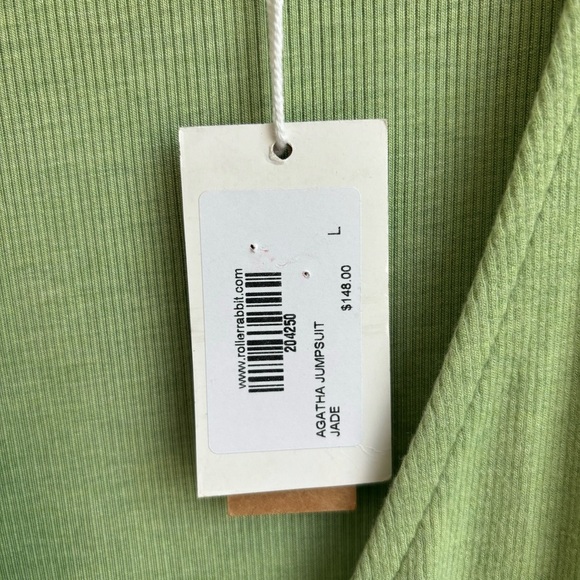 NWT ROLLER RABBIT AGATHA JUMPSUIT JADE, SIZE L - Picture 14 of 14